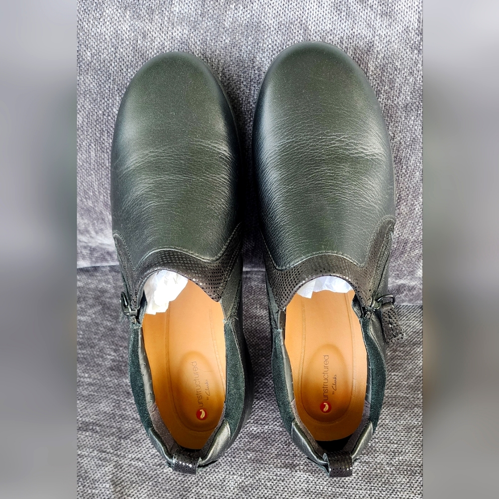 Clarks Black Leather Shoes